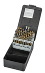 26 Pc. A - Z Letter Size Cobalt Bronze Oxide Screw Machine Drill Set - Eagle Tool & Supply