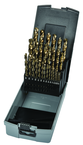 29 Pc. 1/16" - 1/2" by 64ths Cobalt Bronze Oxide Jobber Drill Set - Eagle Tool & Supply