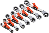 Proto® Tether-Ready 7 Piece Offset Double Box Reversible Ratcheting Metric Wrench Set - 6 & 12 Point - Eagle Tool & Supply