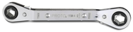 Proto® Offset Double Box Reversible Ratcheting Wrench 11 x 13 mm - 6 Point - Eagle Tool & Supply