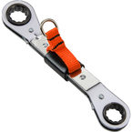 Proto® Tether-Ready Offset Double Box Reversible Ratcheting Wrench 1/4" x 5/16" - 6 Point - Eagle Tool & Supply