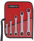 Proto® 5 Piece Metric Reversible Ratcheting Box Wrench Set - 12 Point - Eagle Tool & Supply