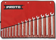 Proto® 15 Piece Full Polish Combination Spline Wrench Set - 12 Point - Eagle Tool & Supply