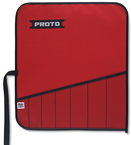 Proto® Red Canvas 7-Pocket Tool Roll - Eagle Tool & Supply