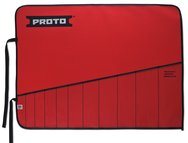 Proto® Red Canvas 11-Pocket Tool Roll - Eagle Tool & Supply