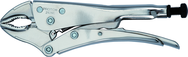 Proto® Nickel Chrome Locking Pliers - Curved Jaw 9-1/4" - Eagle Tool & Supply