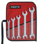 Proto® 5 Piece Satin Metric Open-End Wrench Set - Eagle Tool & Supply