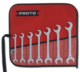 Proto® 7 Piece Full Polish Angle Open-End Wrench Set - Eagle Tool & Supply