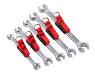 Proto® Tether-Ready 5 Piece Metric Double End Flare Nut Wrench Set - 6 Point - Eagle Tool & Supply