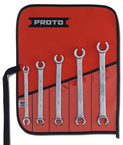 Proto® 5 Piece Metric Double End Flare Nut Wrench Set - 12 Point - Eagle Tool & Supply