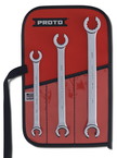 Proto® 3 Piece Double End Flare Nut Wrench Set - 12 Point - Eagle Tool & Supply