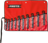 Proto® 10 Piece Metric Ratcheting Flare Nut Wrench Set - Eagle Tool & Supply