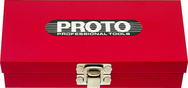 Proto® Tool Box, Red, 11-9/16" W x 11-1/8" D x 1-5/8" H - Eagle Tool & Supply