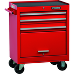 Proto® 440SS 27" Roller Cabinet - 3 Drawer, Red - Eagle Tool & Supply