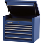Proto® 450HS 34" Top Chest - 5 Drawer, Blue - Eagle Tool & Supply