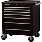 Proto® 450HS 34" Roller Cabinet - 7 Drawer, Black - Eagle Tool & Supply