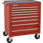 Proto® 450HS 34" Roller Cabinet - 8 Drawer, Red - Eagle Tool & Supply