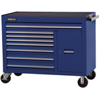 Proto® 450HS 50" Workstation - 8 Drawer & 2 Shelves, Blue - Eagle Tool & Supply