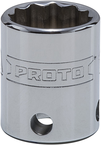 Proto® Tether-Ready 3/8" Drive Socket 17 mm - 12 Point - Eagle Tool & Supply