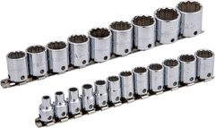 Proto® Tether-Ready 3/8" Drive 21 Piece Metric Socket Set - 12 Point - Eagle Tool & Supply