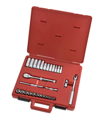 Proto® 3/8" Drive 29 Piece Metric Socket, Combination Set - 12 Point - Eagle Tool & Supply