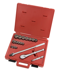 Proto® 1/2" Drive 18 Piece Socket Set - 12 Point - Eagle Tool & Supply