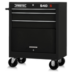 Proto® 440SS 27" Roller Cabinet - 3 Drawer, Black - Eagle Tool & Supply