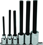 Proto® 1/2" Drive 6 Piece Extra Long Hex Bit Set - Eagle Tool & Supply