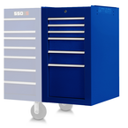 Proto® 550S Side Cabinet - 6 Drawer, Gloss Blue - Eagle Tool & Supply