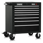 Proto® 550S 34" Roller Cabinet - 8 Drawer, Gloss Black - Eagle Tool & Supply