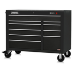 Proto® 550E 50" Power Workstation - 10 Drawer, Gloss Black - Eagle Tool & Supply