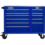 Proto® 550S 50" Workstation - 10 Drawer, Gloss Blue - Eagle Tool & Supply