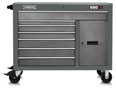 Proto® 550S 50" Workstation - 7 Drawer & 1 Shelf, Dual Gray - Eagle Tool & Supply