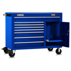 Proto® 550S 50" Workstation - 8 Drawer & 1 Shelf, Gloss Blue - Eagle Tool & Supply