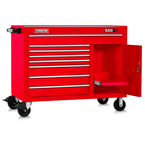 Proto® 550S 50" Workstation - 8 Drawer & 1 Shelf, Gloss Red - Eagle Tool & Supply