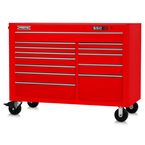 Proto® 550S 57" Workstation - 13 Drawer, Gloss Red - Eagle Tool & Supply