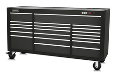 Proto® 550S 78" Workstation - 20 Drawer, Dual Black - Eagle Tool & Supply