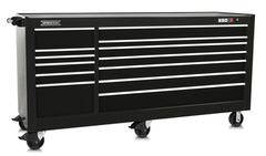 Proto® 550S 88" Workstation - 13 Drawer, Gloss Black - Eagle Tool & Supply