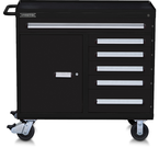 Proto® 560S 45" Workstation- 6 Drawer & 1 Shelf- Dual Black - Eagle Tool & Supply