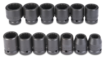 Proto® 3/4" Drive 13 Piece Impact Socket Set - 12 Point - Eagle Tool & Supply