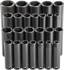 Proto® 3/8" Drive 25 Piece  Deep Impact Socket Set - 6 Point - Eagle Tool & Supply