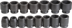 Proto® 3/4" Drive 15 Piece Impact Socket Set - 6 Point - Eagle Tool & Supply