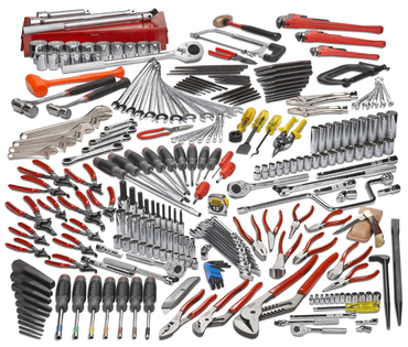 Proto® 248 Piece Metric Intermediate Set With Roller Cabinet J553441-8SG - Eagle Tool & Supply