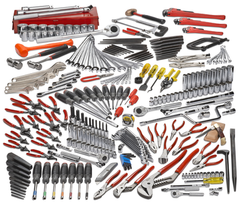 Proto® 248 Piece Metric Intermediate Set With Roller Cabinet J442742-8RD - Eagle Tool & Supply