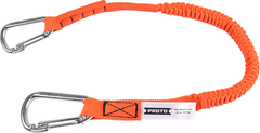 Proto® Elastic Lanyard With 2 Stainless Steel Carabiners - 25 lb. - Eagle Tool & Supply