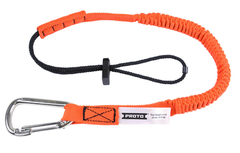 Proto® Elastic Lanyard With Stainless Steel Carabiner - 15 lb. - Eagle Tool & Supply