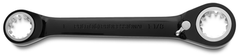 Proto® Black Chrome Double Box Reversible Ratcheting Wrench 1" x 1-1/8" - Spline - Eagle Tool & Supply