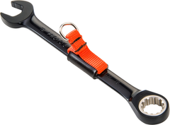 Proto® Tether-Ready Black Chrome Combination Non-Reversible Ratcheting Wrench 15 mm - Spline - Eagle Tool & Supply