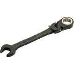 Proto® Black Chrome Combination Locking Flex-Head Ratcheting Wrench 3/8" - Spline - Eagle Tool & Supply