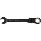 Proto® Black Chrome Combination Locking Flex-Head Ratcheting Wrench 9 mm - Spline - Eagle Tool & Supply